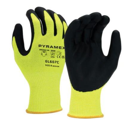 Nitril Coated High Viz Cut Level 4 (sold by Pyramex)