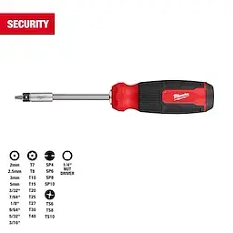 48-22-2911 27IN1 MULTI-BIT TAMPERPROOF SCREWDRIVER
