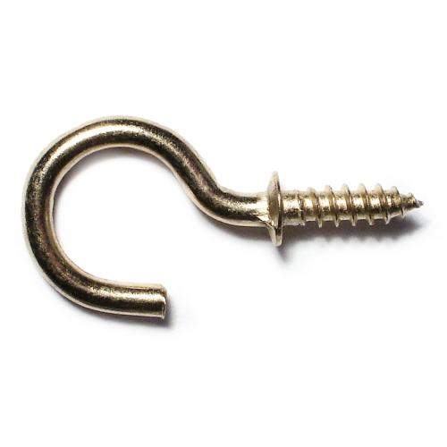 3/4 Hangmaster Cup Hooks Brass