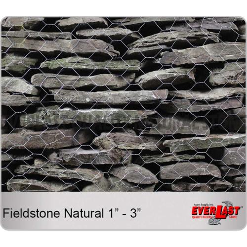 Natural Fieldstone, 1" - 3"