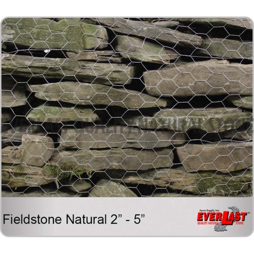 Natural Fieldstone, 2" - 5"