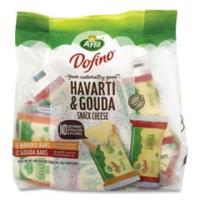 Havarti and Gouda Cheese Snack Bars, 0.75 oz Bars, 24 Bars/Carton