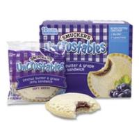 UNCRUSTABLES Soft Bread Sandwiches, Grape Jelly, 2 oz, 10/Box, 2 Boxes/Carton