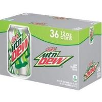 DIET MT DEW,12 OZ CANS,36/CS