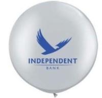 BALLON,METALLIC,IB LOGO,100/PK
