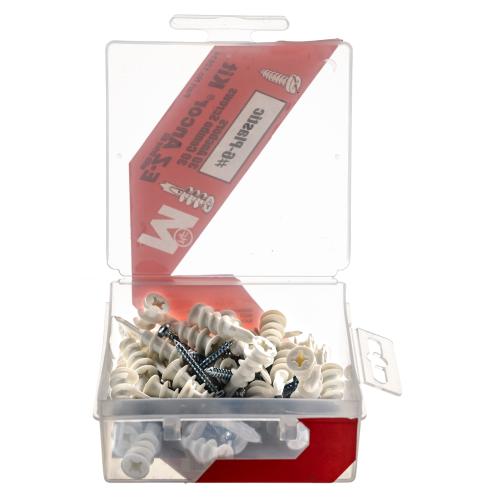 #6 E-Z ANCHOR PLSTC W/SCREW 30PK