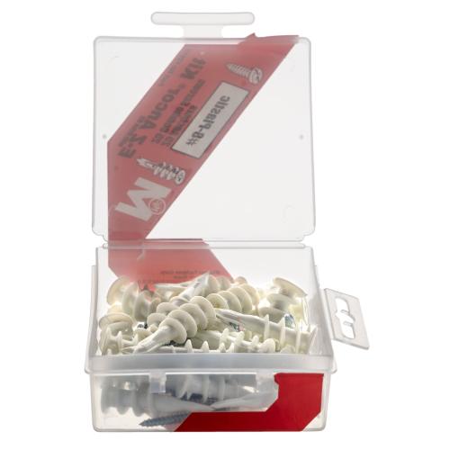#8 E-Z ANCHOR PLSTC W/SCREW 25PK