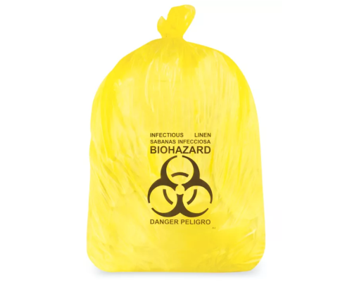 BIOHAZARD TRASH LINER 33GAL