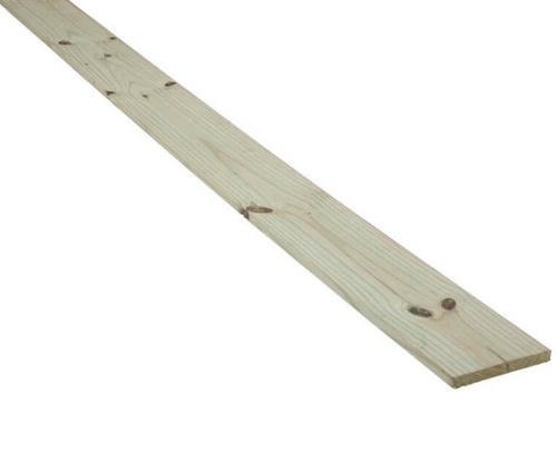 #2 GROUND CONTACT PRESSURE TREATED 1x8x16