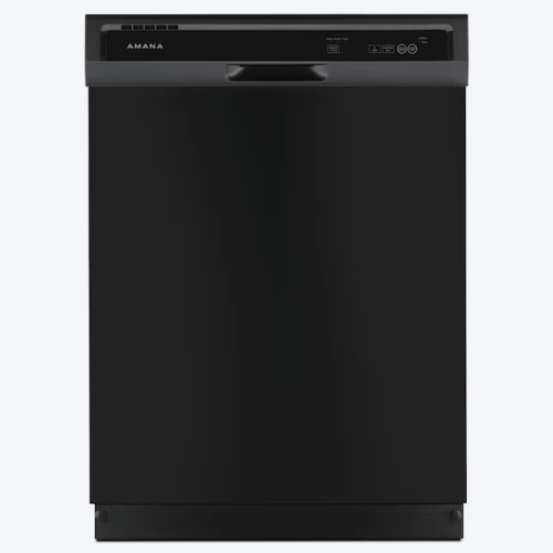 24" DISHWASHER BLACK