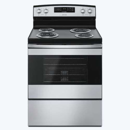 30" ELECTRIC RANGE STAINLSS/BLK SMOOTH TOP