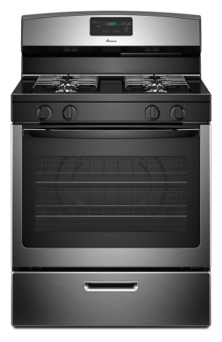 30" GAS RANGE STAINLSS/BLK