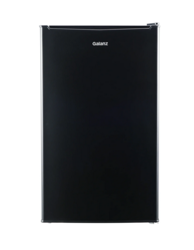 Galanz 3.3 Cu ft One Door Mini Fridge, Black Estar