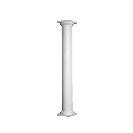 10' 8" ROUND FIBERGLASS COLUMN ^^DOES NOT INCLUDE CAP & BASE^^
