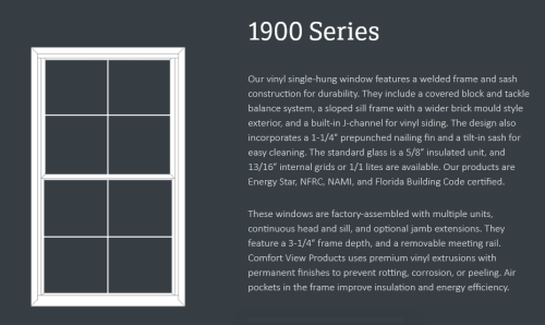 2/0x4/4 WHT VINYL WINDOW W/SCRN