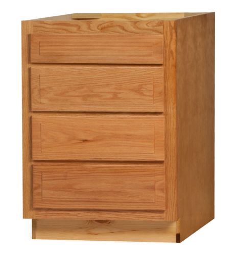 CHADWD OAK DRAWERBASE CAB. 24D