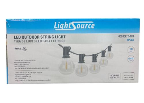 STRING LIGHT CLEAR OUTDOOR