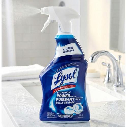 Lysol Bathroom Power Cleaner, 650 ML.