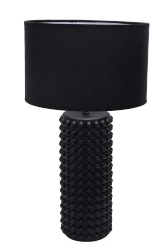 LAMP TABLE CERAMIC BLACK