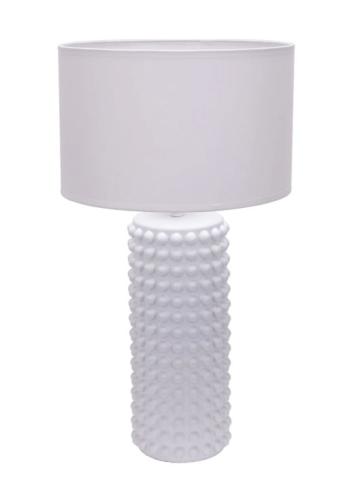 LAMP TABLE CERAMIC WHITE