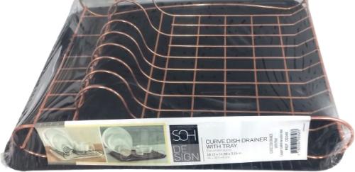 DISH DRAINER CURVE COPPER COATED