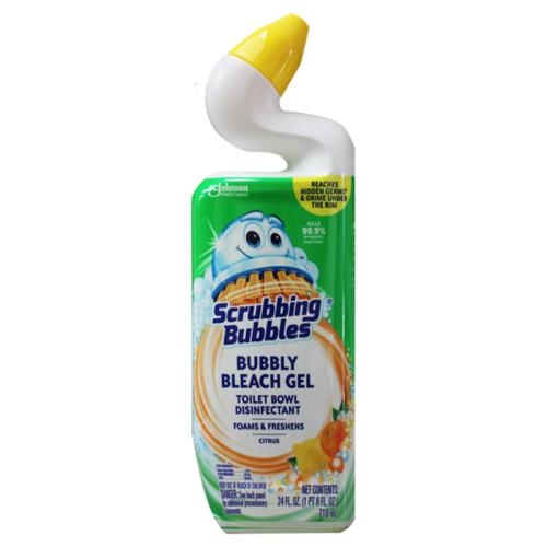 Scrubbing Bubbles Bubbly Bleach Toilet Bowl Disinfectant, 24 Oz