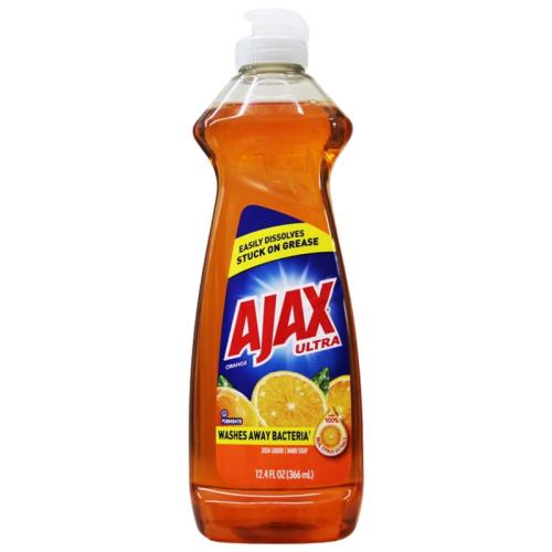 Ajax Ultra Orange Triple Action Dish Liquid, 12.4 oz