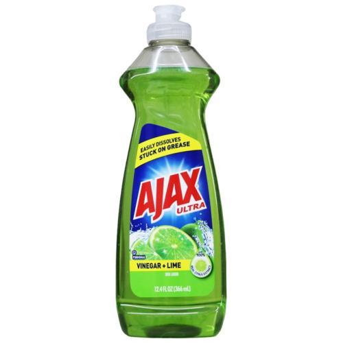 Ajax Dish Liquid, Vinegar & Lime, 12.4 Oz