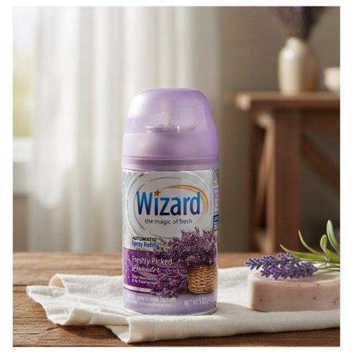 Wizard Automatic Spray Refill, Freshly Picked Lavender, 5 oz. 