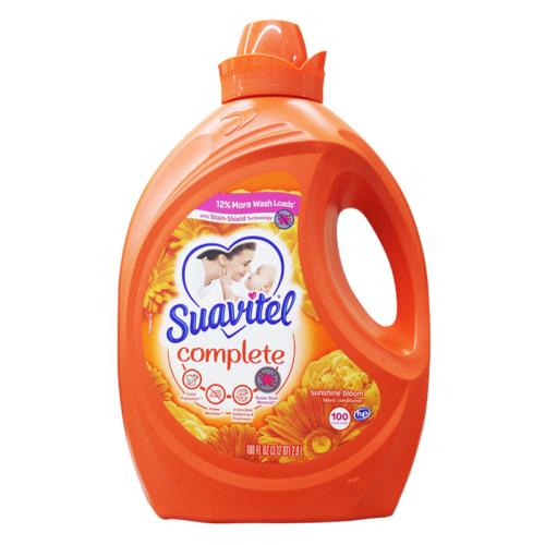 Suavitel Complete Sunshine Bloom Fabric Softener, 100 oz