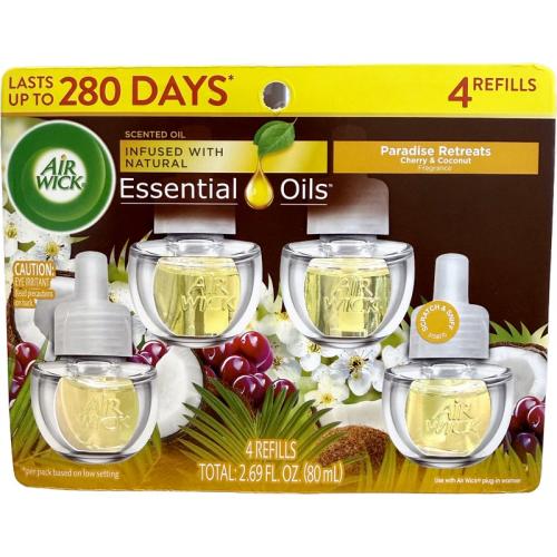 Paradise Retreats Cherry & Coconuts, 4 Refills