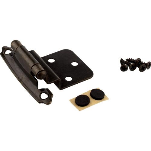 HINGE 3/8" INSET SELF CLOSING 2PK