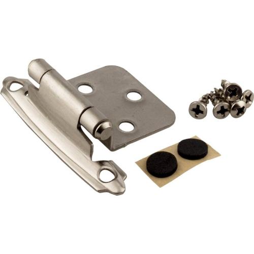 HINGE SELF CLOSING OVERLAY 2PK SATIN NICK