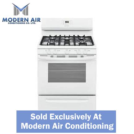 Frigidaire 5 Burner Gas Stove, White