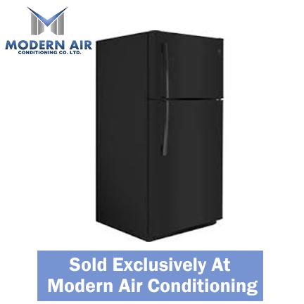 GE 18 CF Fridge, Black