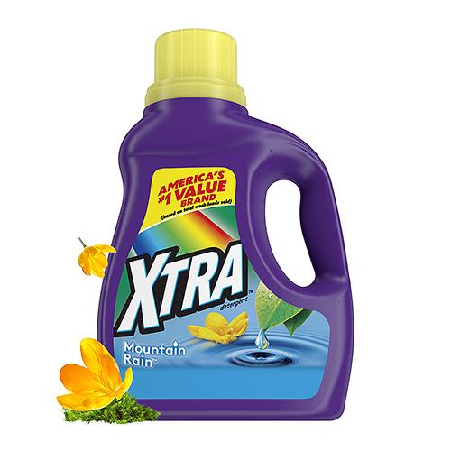 XTRA Liquid Detergent, Mountain Rain, 57.6 oz