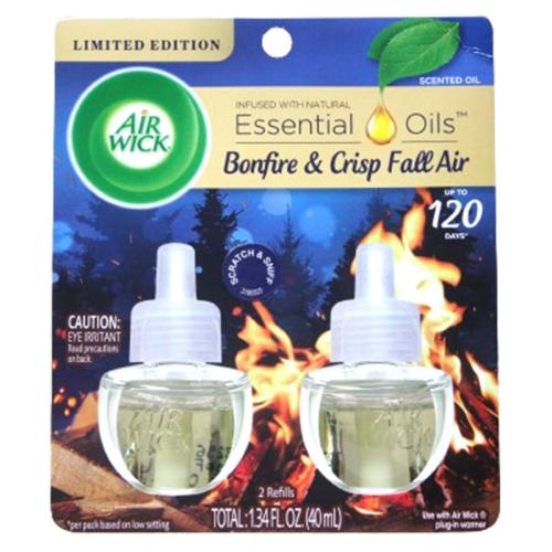 AIR FRESH AIRWICK OIL BONFIRE & CRISP FALL 2PK REFILL
