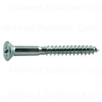 9X1-3/4 PHILLIPS FLAT WOOD SCREWS