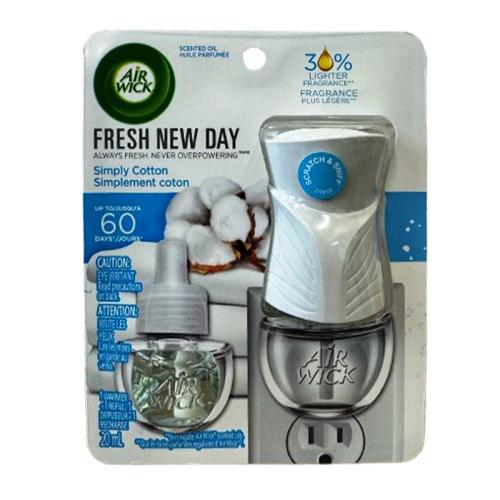 AIR FRESHNER AIRWICK 1+1 SIMPLY COTTON OIL & WARMER