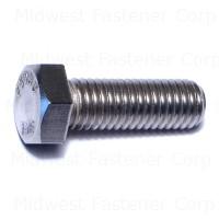 50566 1/2-13 x 1-1/2 HEX CAP STAINLESS STEEL COARSE SCREW
