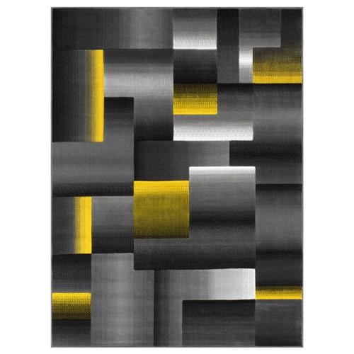 RUG TRENDZ 861 YELLOW 5x7