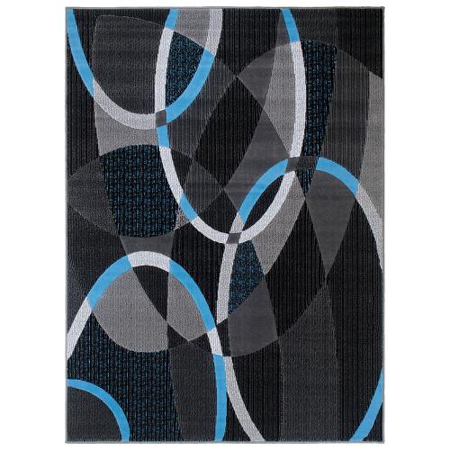 RUG TRENDZ 864 BLUE 5x7
