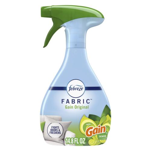 Febreze Odor-Fighting Fabric Refresher With Gain,Original, 14.8 fl oz