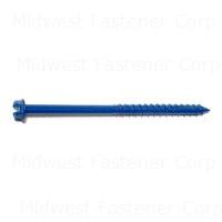 09271 1/4X4 HEX MASONRY SCREW BLUE RUSPERT