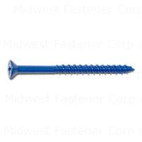 09276 3/16 X 2-3/4 SCREWS CONCRETE FLAT PHILLIPS BLUE