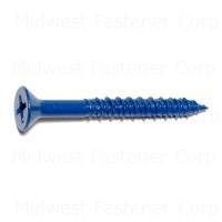 09281 1/4X 2-1/4 BLUE RUSPERT PH FLAT MASONRY SCREWS