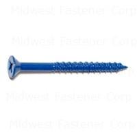 09282 1/4 X 2-3/4 BLUE CONCRETE SCREW RUSPERT PHILLIPS FLAT