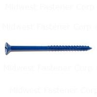 09284 1/4 X 4 BLUE RUSPERT PH FLAT MASONRY SCREWS