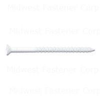 09704 3/16X3-1/4 PHILLIP FLAT MASONRY SCREW WHITE RUSPERT
