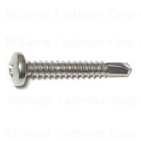 09840 PHILLIPS PAN SELF-DRILLING SCREWS 10 X 1-1/4 STAINLESS